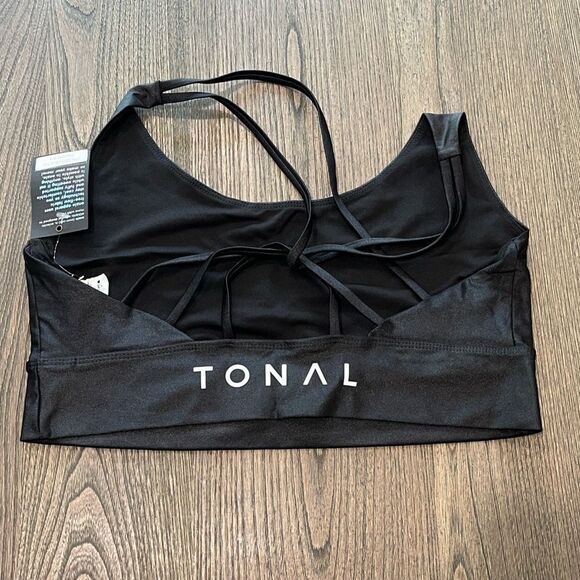 NWT Onzie x Tonal Sacred Strappy Sports Bra Black Size 1X - Picture 5 of 6